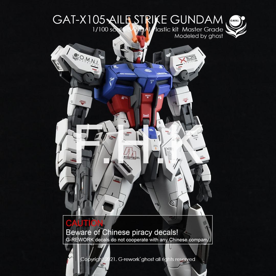 CD-M169 - MG 1/100 Aile Strike Gundam Ver RM Water Decal [G-REWORK] - Show Me What You Bot