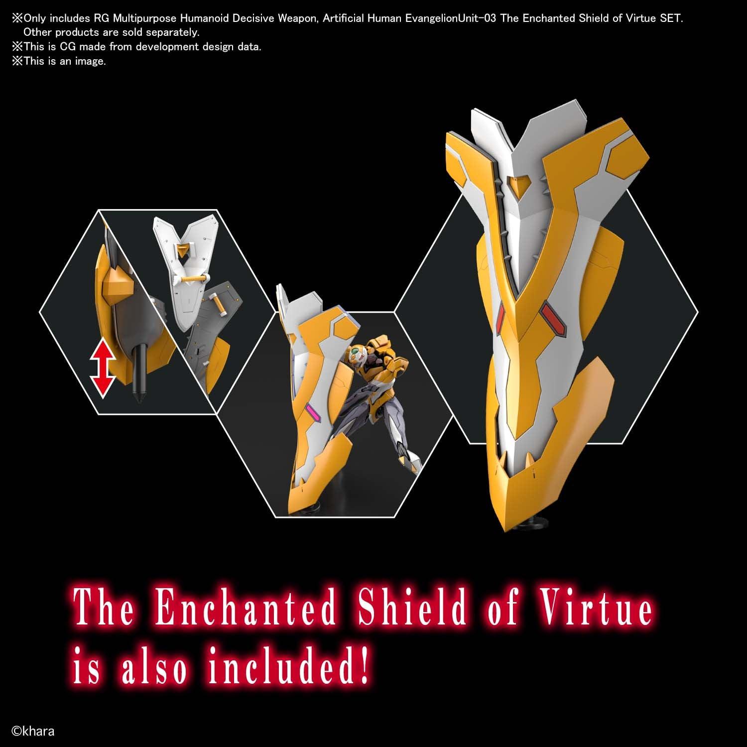 RG 1/144 Evangelion Unit-03 - The Enchanted Shield of Virtue Set [2021] - Show Me What You Bot