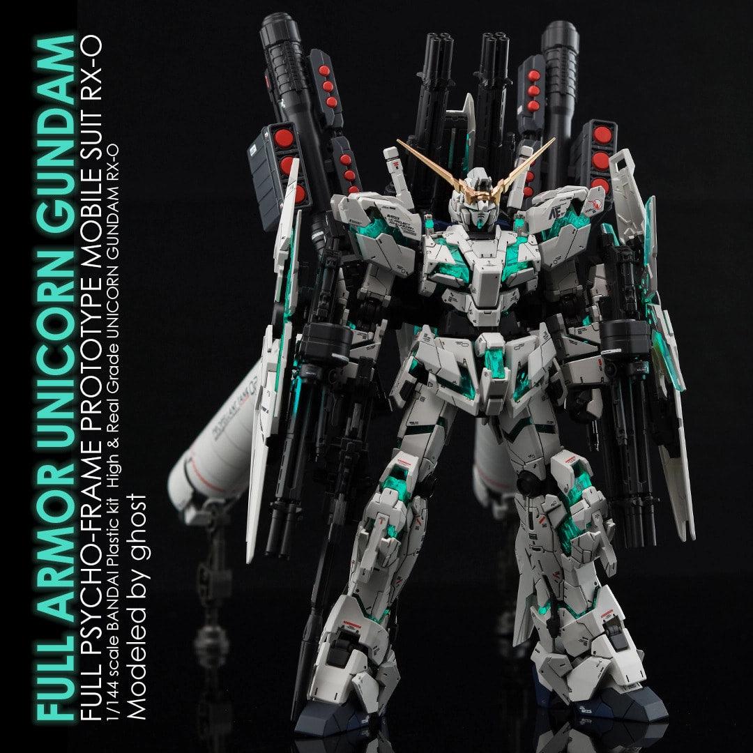 1/144 RX-0 Full Armor Unicorn Gundam Water Decal [G-REWORK] - Show Me What You Bot