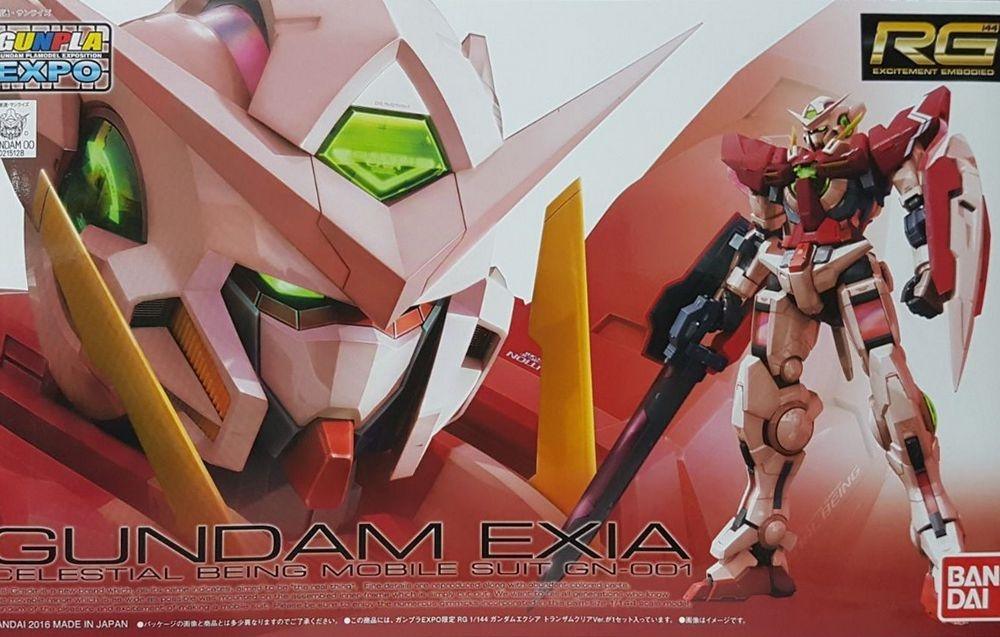 RG 1/144 Gundam Exia Trans Am Clear Ver Expo Limited - Show Me What You Bot