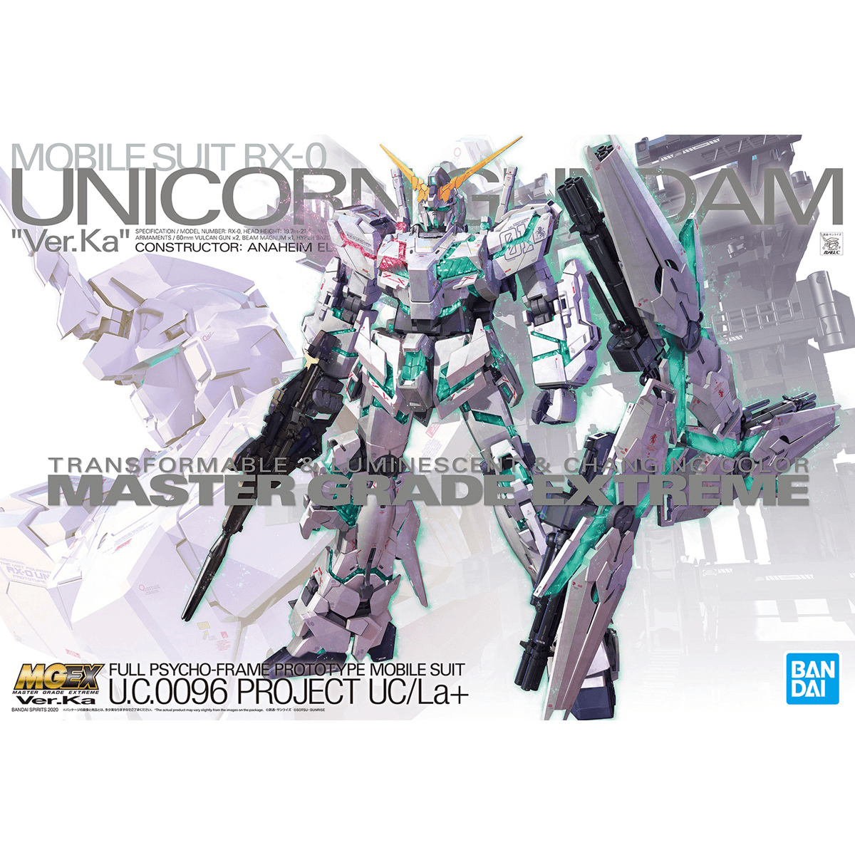 MGEX 1/100 Unicorn Gundam Ver.Ka - Show Me What You Bot