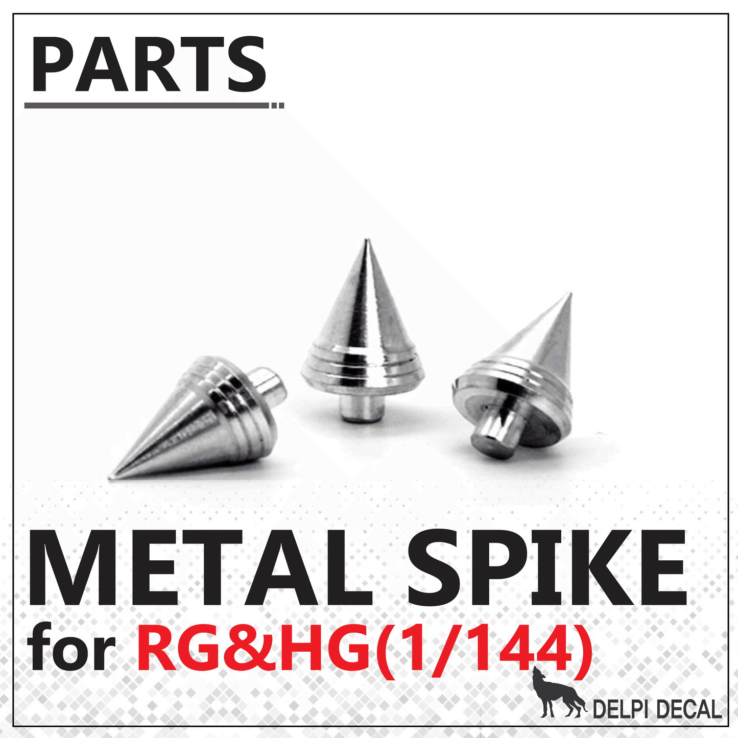 HD Model - Zaku Shoulder Metal Spike Small [Options Available] - Show Me What You Bot