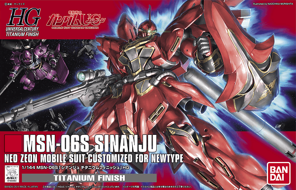 HG 1/144 Sinanju Titanium Finish Ver - Show Me What You Bot