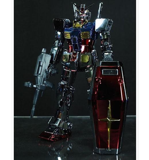 PG 1/60 RX78-2 Gundam Chrome Plated Version - Show Me What You Bot