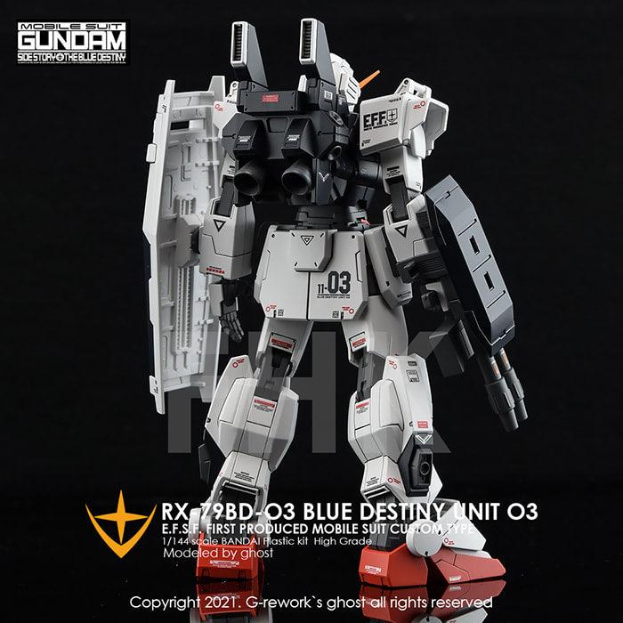 CD-H209 - HG 1/144 RX-79 Blue Destiny Unit 3 Water Decal [G-REWORK] - Show Me What You Bot