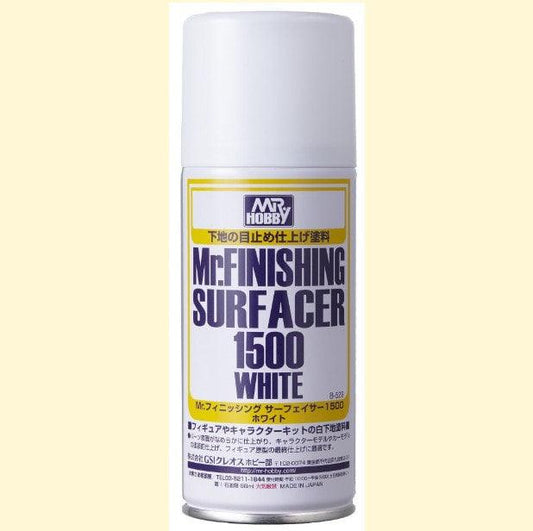 B529 - Mr Finishing Surfacer 1500 Spray [White] - Show Me What You Bot