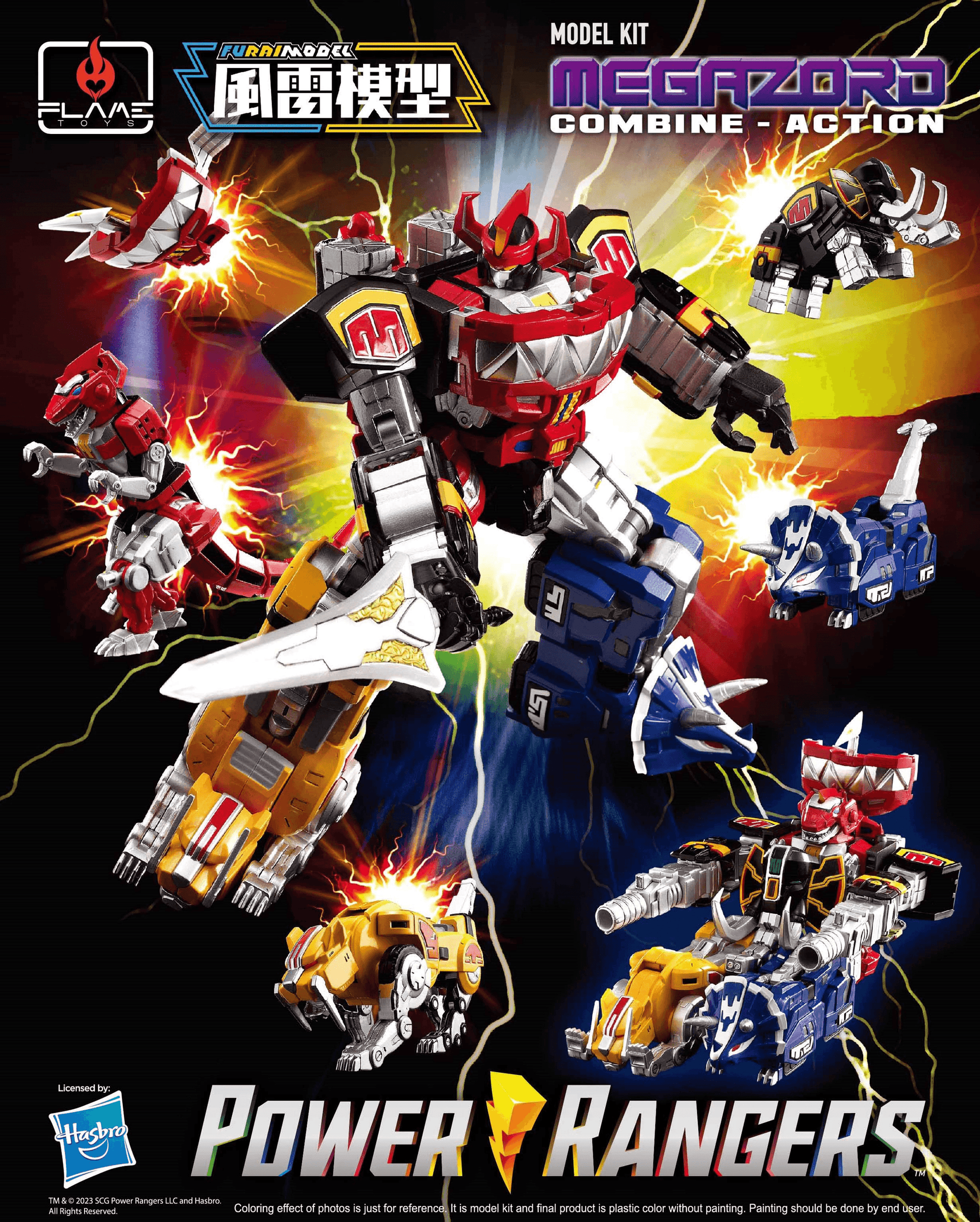 Flame Toys Megazord - Furai Model Kit - Show Me What You Bot