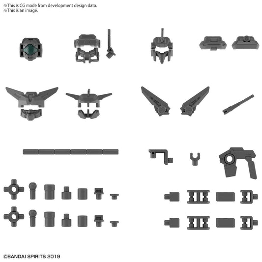 30MM 1/144 Option Parts Set 6 (Customize Heads A) [2021] - Show Me What You Bot