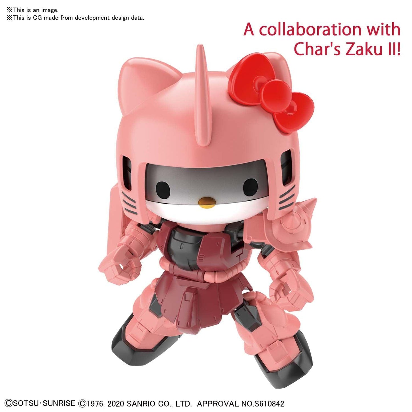 SDCS Hello Kitty x MS-06S CHAR'S ZAKU II [2020] - Show Me What You Bot