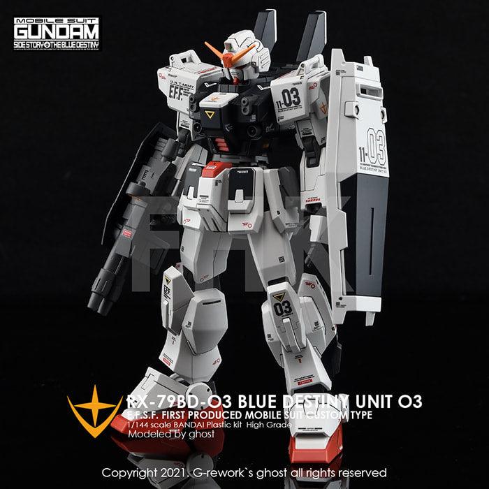 CD-H209 - HG 1/144 RX-79 Blue Destiny Unit 3 Water Decal [G-REWORK] - Show Me What You Bot