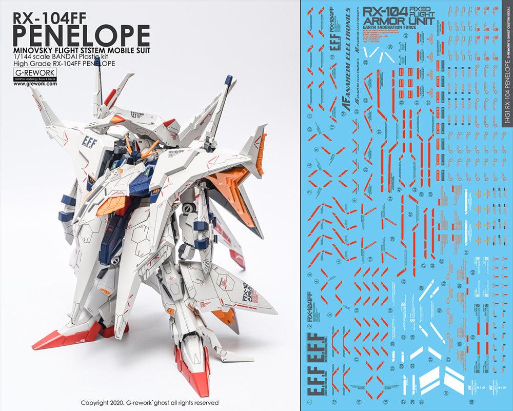 CD-229 - HG 1/144 RX-104FF Penelope Water Decal [G-REWORK] - Show Me What You Bot