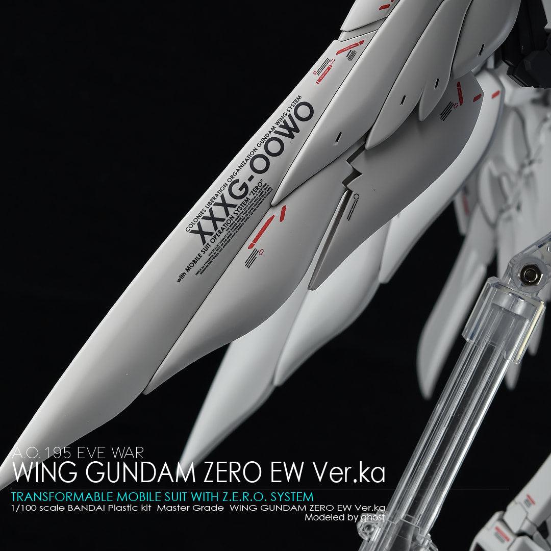 CD-M215 - MG 1/100 XXXG-00W0 Wing Gundam Zero Ver.Ka Water Decal 2.0 [G-REWORK] - Show Me What You Bot