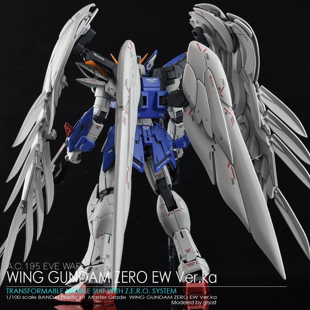 CD-M215 - MG 1/100 XXXG-00W0 Wing Gundam Zero Ver.Ka Water Decal 2.0 [G-REWORK] - Show Me What You Bot