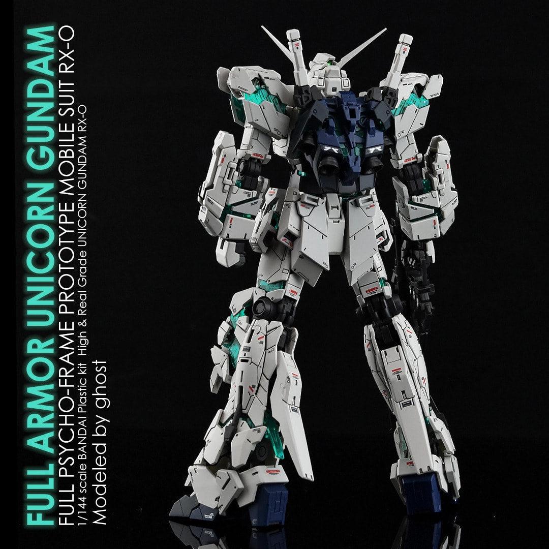 1/144 RX-0 Full Armor Unicorn Gundam Water Decal [G-REWORK] - Show Me What You Bot