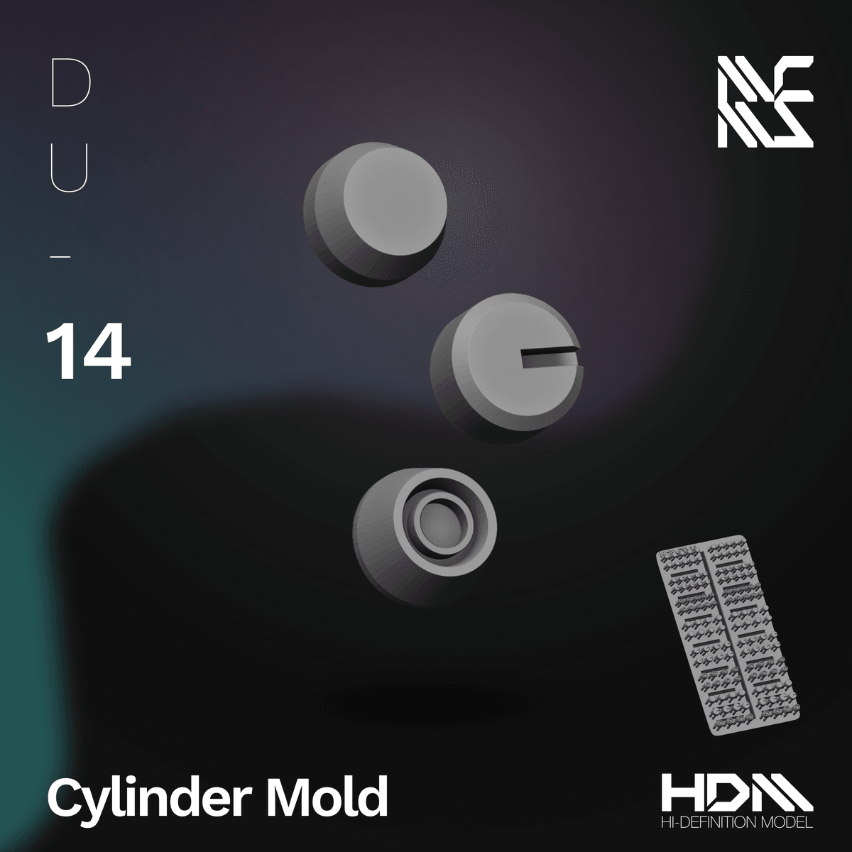 HDM Model | DU-14 Cylinder Mold I - Show Me What You Bot