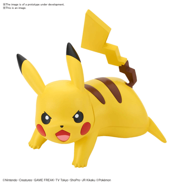 Pokemon Model Kit Quick!! 03 - PIKACHU (Battle Pose) - Show Me What You Bot