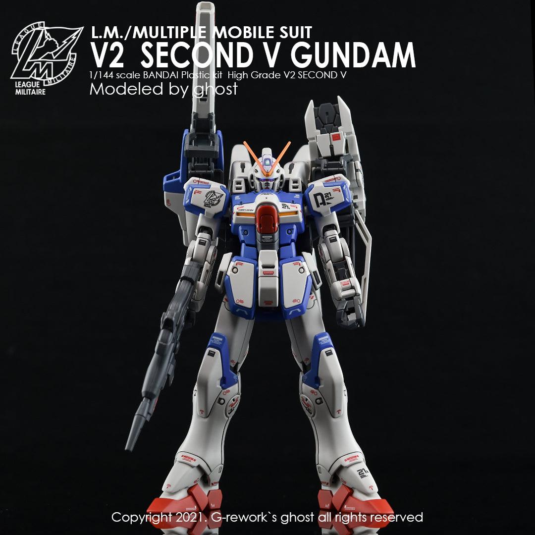 CD-HL-SV - HG 1/144 Second V Gundam Water Decal [G-REWORK] - Show Me What You Bot