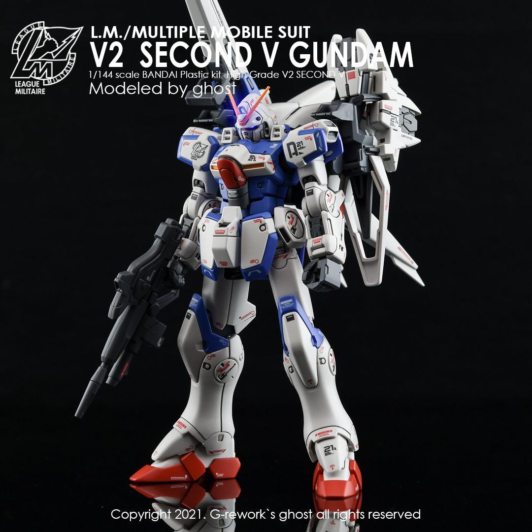 CD-HL-SV - HG 1/144 Second V Gundam Water Decal [G-REWORK] - Show Me What You Bot