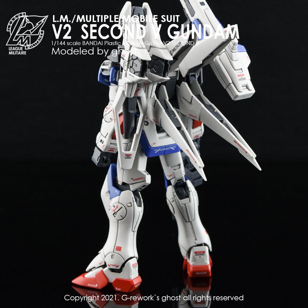 CD-HL-SV - HG 1/144 Second V Gundam Water Decal [G-REWORK] - Show Me What You Bot