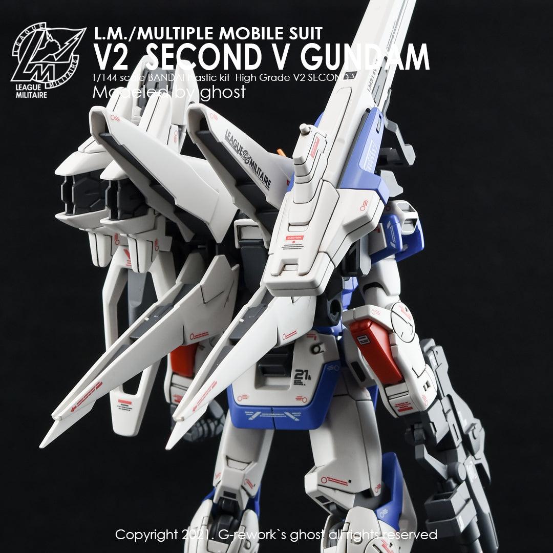 CD-HL-SV - HG 1/144 Second V Gundam Water Decal [G-REWORK] - Show Me What You Bot