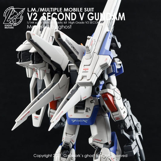 CD-HL-SV - HG 1/144 Second V Gundam Water Decal [G-REWORK] - Show Me What You Bot